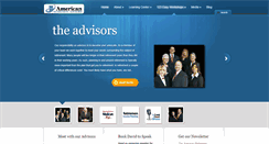 Desktop Screenshot of americanretirementadvisors.com